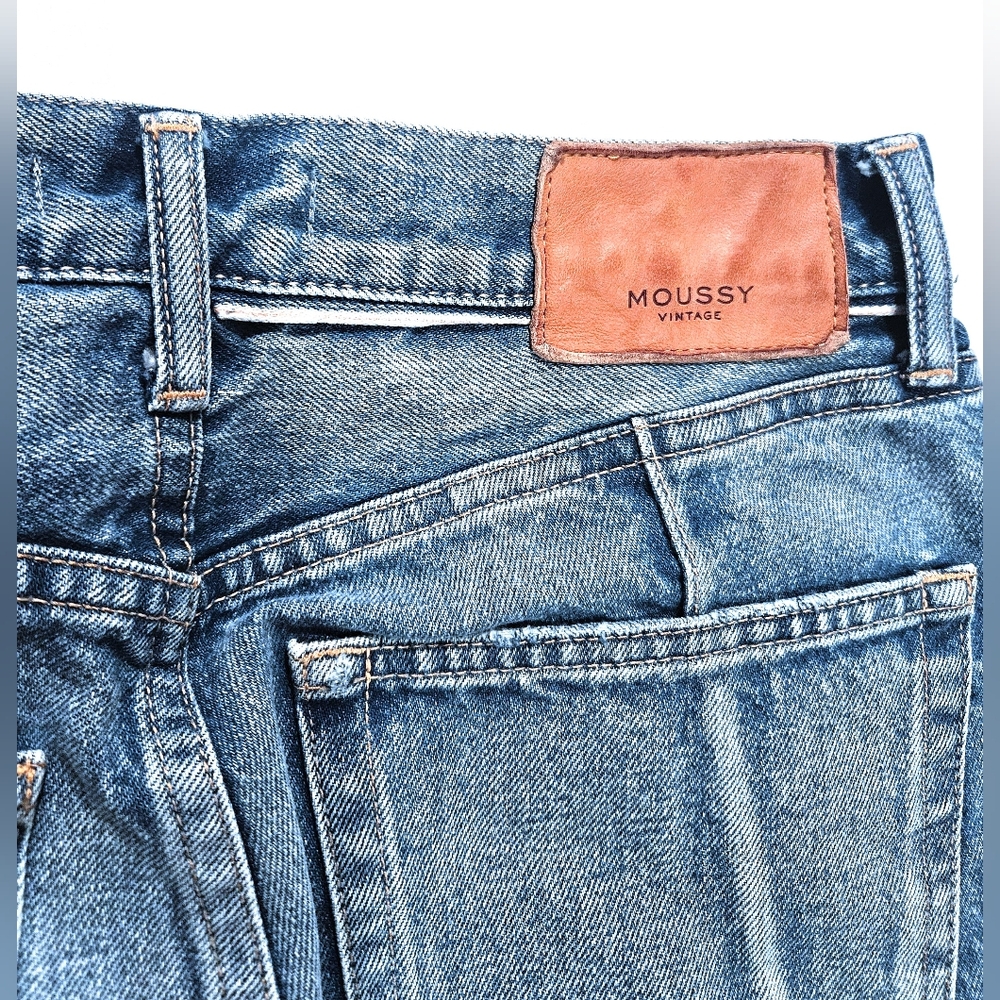 Moussy Vintage Jeans Siena Mid-Rise Straight Leg - Picture 10 of 14